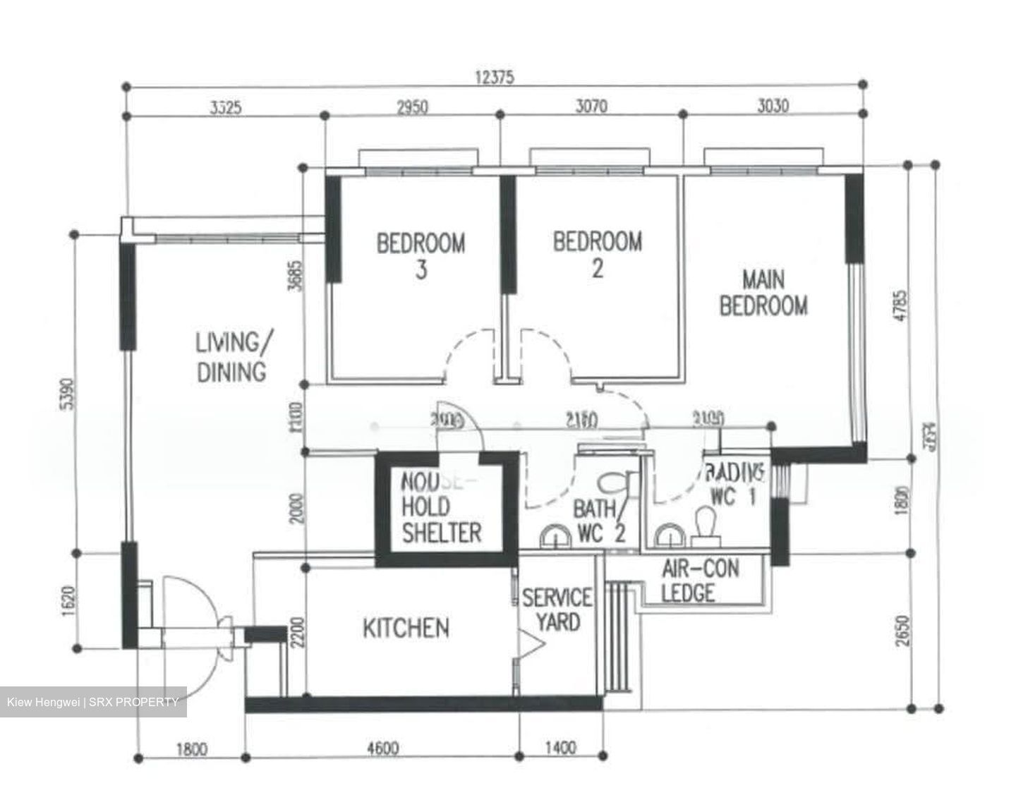 Blk 93B Telok Blangah Parcview (Bukit Merah), HDB 4 Rooms #626417161